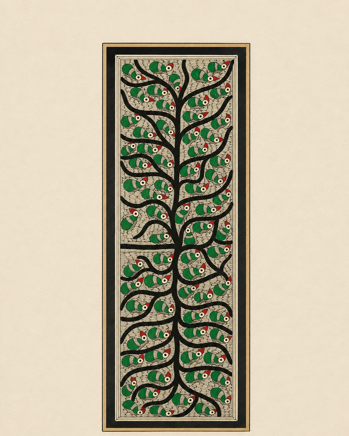 Madhubani Tree Painting